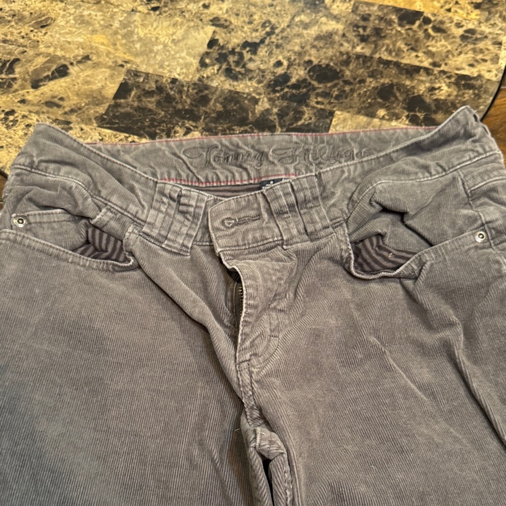Tommy hilfiger Gray Corduroy Women pants size 8